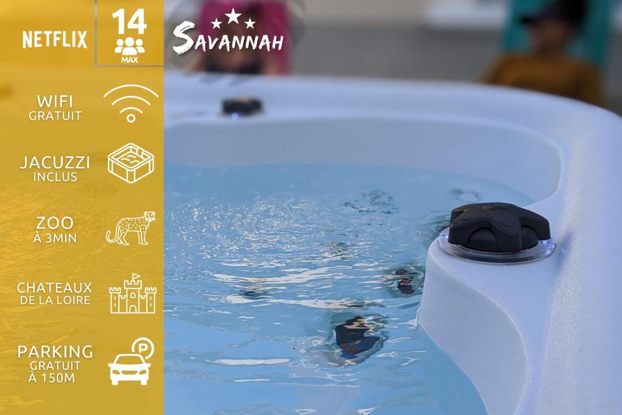 "Le Savannah" - Jacuzzi - A 3Min Du Zoo De Beauval Saint-Aignan  Exterior photo